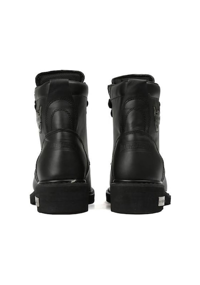 Harley Davidson Gibson Hakiki Deri Unisex Bot Siyah