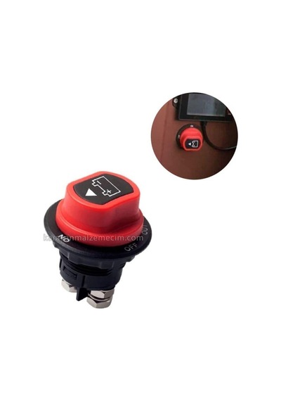 Devre Kesici Mini Dc 12v-24v Akü / Güneş Paneli Devre Kesici