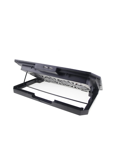 Store Rgb Renkli Çift Fanlı 12 17 2xusb'li Telefon Tutuculu 6 Kademe Yükseklik Ayarlı Macbook Notebook Laptop Standı N33