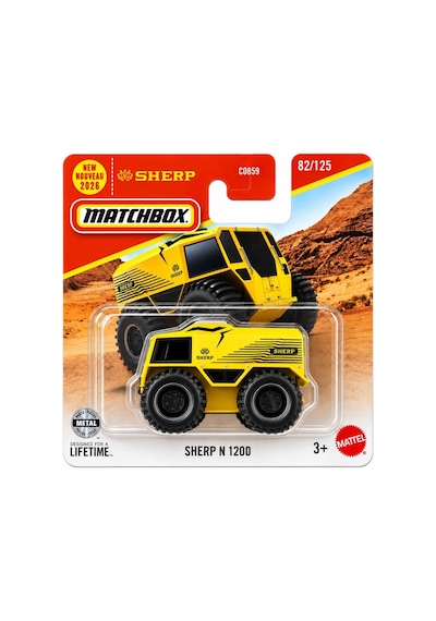 Matchbox Sherp N 1200 Sarı 1:64 82/125 Jhn43