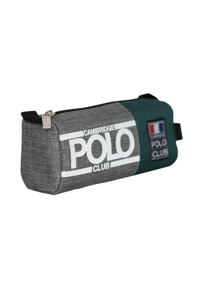 Cambridge Polo Club Street Style Unisex Çocuk Tek Bölmeli Kalemlik Yeşil