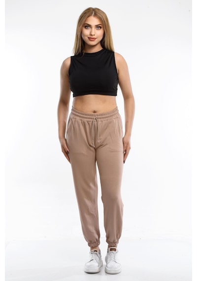 Monox Kadın Oys Jogger Modal Eşofman Altı Bordo