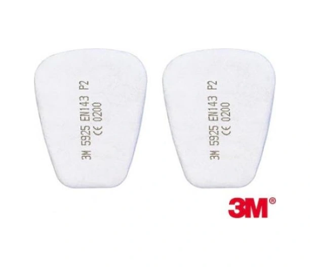 3m 6200 Yarım Yüz Maskesi + 3m 6059 Abek Filtre + 3m 5925 P2 Filtre +k501 Kapak