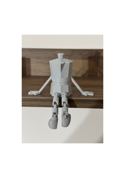 Kahve Köşesi Sevimli Biblo Seti 3lü, Kahve Çekirdeği, Kahve Kupası, Moka Pot, Coffee Set 10 Cm