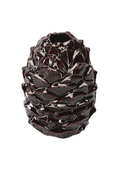 Kozalak Vazo 18cm Şefaf
