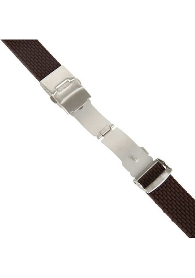 Çikolata Kahverengi Kauçuk Silikon Saat Kordonu 24Mm Slikon Kayış