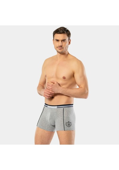 Cacharel Erkek 2'li Baskili Boxer 1323/siyah-gri Siyah - Gri