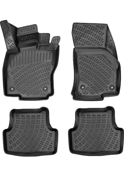 Audi A1 Hb 2018 Sonrası Rizline Araca Özel Siyah 3d Havuzlu Paspas