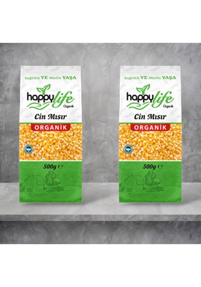 Organik Cin Mısır 500 Gr X 2 Adet