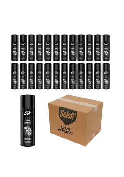 Selsil Lastik Parlatıcı Sprey 500 Ml 24 Adet