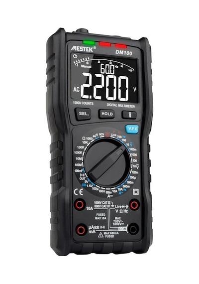 Mestek DM100 True Rms Ncv Yüksek Hızlı Dijital Multimetre