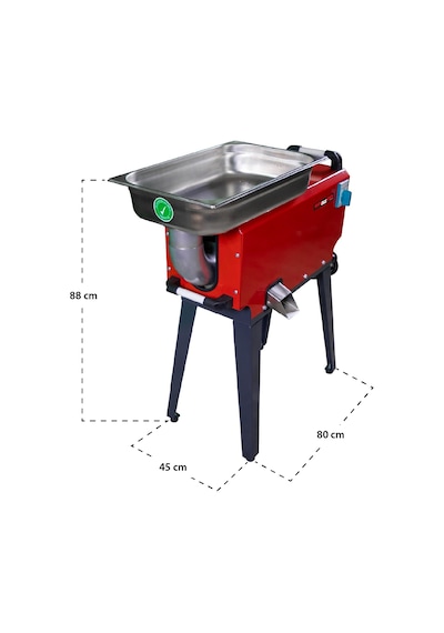 Salça Makinesi Sıkma Makinası 220 V 1,5 Kw 3000 Devir 400 Kg/s