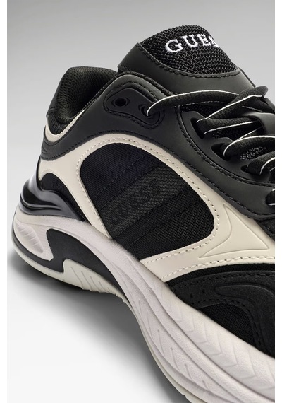 Guess Squan Erkek Sneaker Ayakkabı Fmjsquele12 Siyah