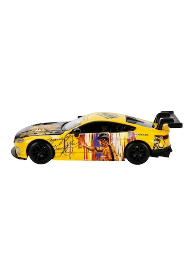 1:32 Sesli Ve Işıklı Rmz Hobby Bruce Lee Serisi Die Cast Çek Bırak Model Araba - Sarı Bmw M8 Gte Sar