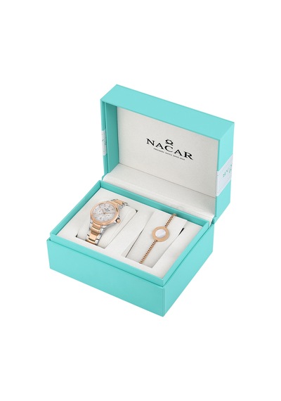 Nacar Nc28-392322-esm-set Kadın Kol Saat Seti Rose Gold