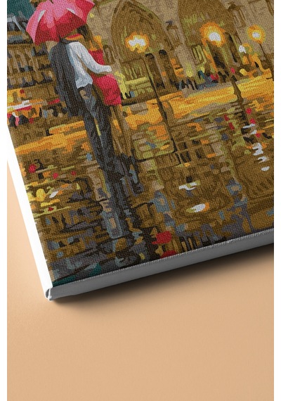 Webstyle Sayılarla Boyama Seti Kasnaklı Aşk Ile Yürü 50 X 65 Cm