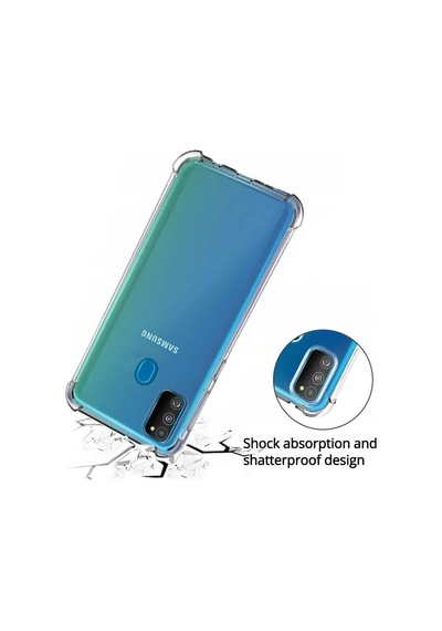 Galaxy M30S Kilif Zore Anti Shock Kenar Korumali Silikon Kapak 420682186