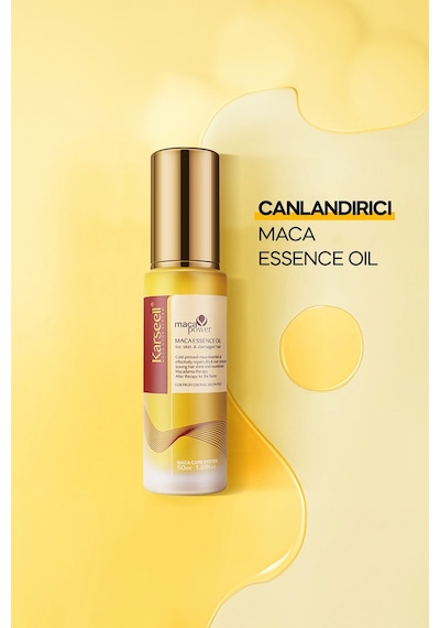 Karseell Argan Içerikli Saç Bakım Yağı 50 ml Maca Özü Saç Bakım Yağı Karsel