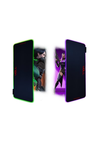 Voll Arena Kalın Rgb Siyah 800 X 300 Mm Gaming Oyuncu Gamer Mousepad - Parlak 13 Mod