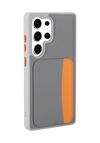Zore Samsung Galaxy Uyumlu S24 Ultra Kılıf Kartlıklı Zore X-kart Silikon Kapak - Lacivert