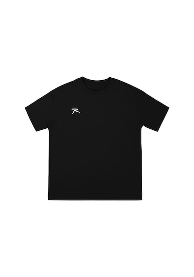 Raru Pamuk Oversize Basic T-shirt Latus Siyah SIYAH