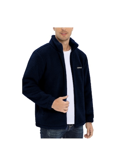 Genius Store Oversize Peluş Sweatshirt Erkek Polar Sweatshirt Erkek Sweatshirt Oversıze-peluss Lacivert