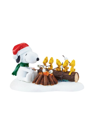 Department 56 Peanuts Village Kamp Ateşi Buddies Aksesuar Figür