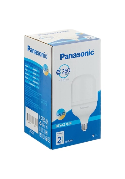Ayrex Panasonıc E27 Led Torch Lamba, Beyaz Işık 35w 4190lm 6500k Genel