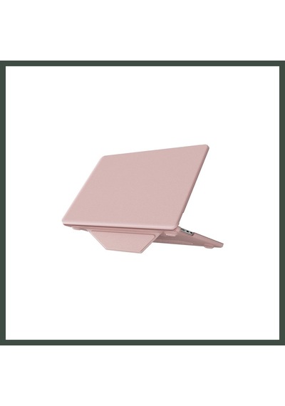 Bezos Macbook Air 15 2024 Macbook Deri Kapak - Pembe Nhr