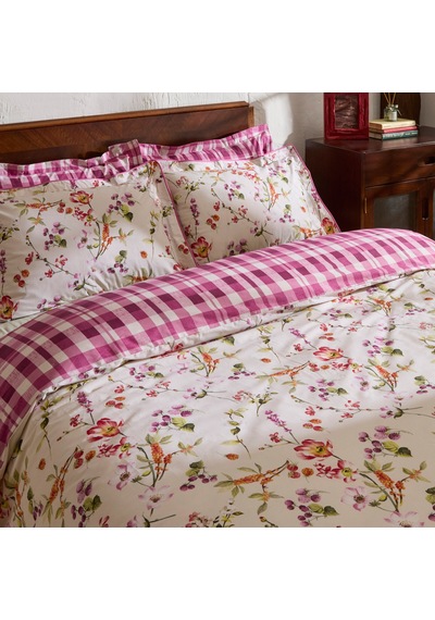 Karaca Home Berry Hills Çift Kişilik Nevresim Takımı Mürdüm MÜRDÜM
