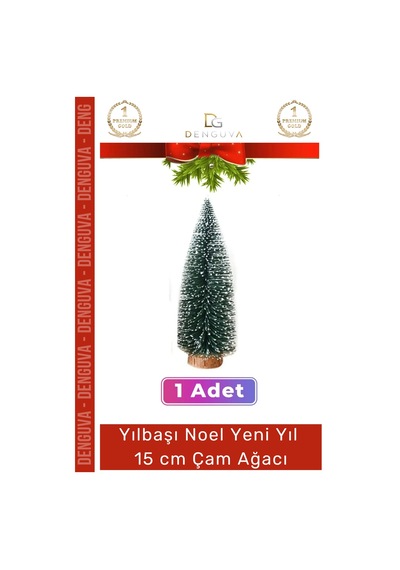 Mini Çam Masaüstü Minyatür Dekorasyon Küçük Süs Kar Yeni Yıl Noel Yapay Sedir Ağacı 15cm 1 Adet 15 CM