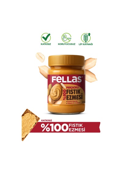 %100 Fıstık Ezmesi 300 G
