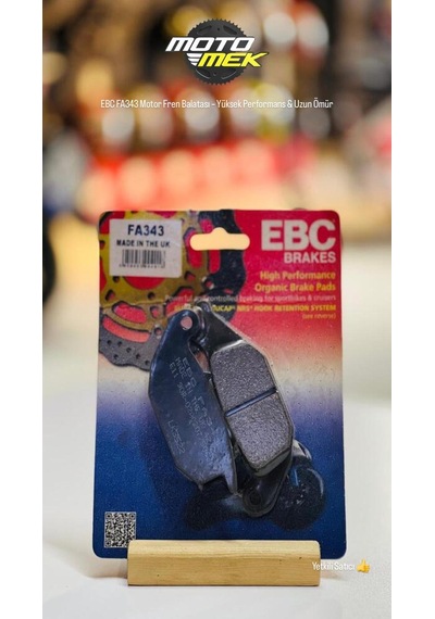 Yamaha Mw 125 Tricity Scooter Arka 14-16 Ebc Fa343 Motor Fren Balatası Yüksek Performans & Uzun Ö