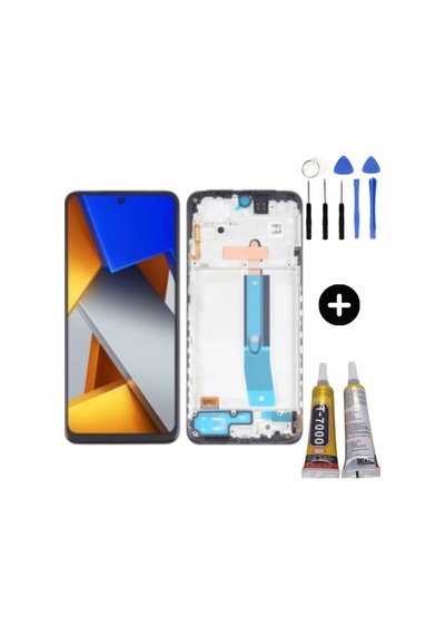 Xiaomi Poco M4 Pro 4g Uyumlu Çıtalı Hk Lcd Ekran Dokunmatik + Montaj Seti