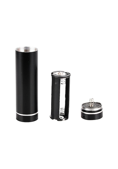 Powermaster Power Led'li 3 AAA Pil Metal Kasa Duracell Tip Fener Siyah