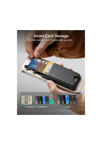 Esr İphone Cüzdan Halolock Magsafe Boost Wallet - Kahverengi - 704942898 Kahverengi