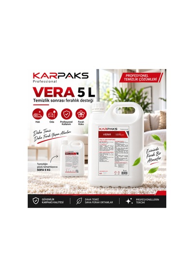 Profesyonel Halı Yıkama Başlangıç Seti Sofa 5 Kg + Vera 5 L Halı Koltuk Yıkama Deterjanı Ve Halı Oda Parfümü Diğer
