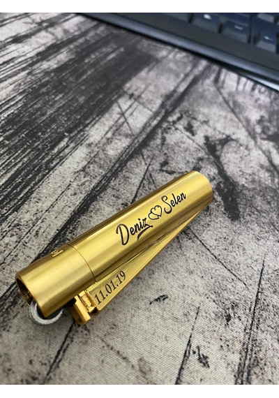 Clipper Metal Çakmak Gold