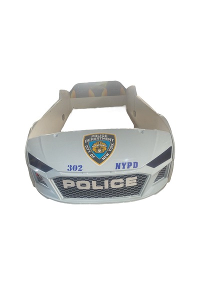 Polis Beyaz Arabalı Yatak V12 Audi Full Ledli Kumandalı Ve Müzikli Polis Beyaz Arabalı Yatak V12 Audi Full Ledli Kumandalı Ve Müzikli