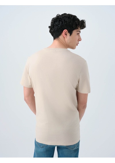 Loft Regular Fit Taş Erkek T-shirt Lf2038728 Taş