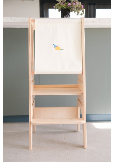 Montessori Öğrenme Kulesi Huş Ahşap - Doğal Diğer