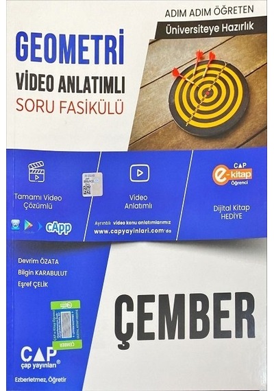 Geometri Çember Konu Anlatımlı Soru Bankası -  Çap Yayınları