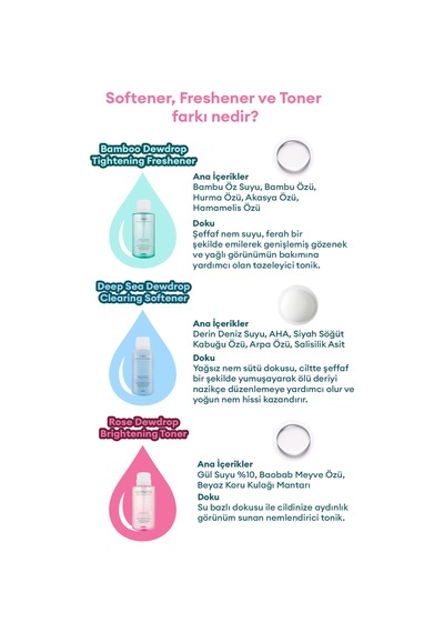 Missha A'PIEU Aqua Nature Rose Dewdrop Brightening Toner Aydınlatıcı ve Nemlendirici Tonik 500 ML