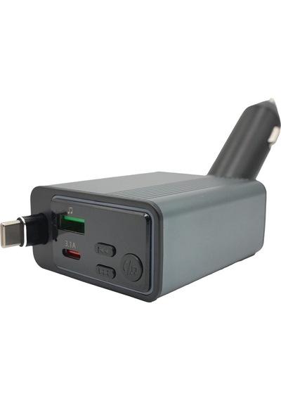 45w Type-c Araç İçi Hızlı Şarj Cihazı Pd30w Qc3.0 Destekli