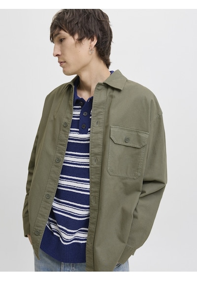 Jack & Jones Jack Jones Erkek Tek Cepli Uzun Kollu Gömlek 12279575 Yeşil