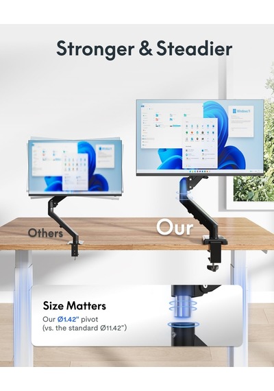 Tr Monitör Tutucu 2 Monitör 17 32 İnç, Kol Başına 2 9 Kg, Siyah