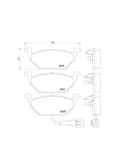 Volkswagen Polo Ön Fren Balata 2001-2020 1k0698151d 0986495213 1.4, 1.6, 1.2, 1.0, 1.6 Tdı, 1.2 Tsı, 1.4 Tdı, 1.2 Tdı