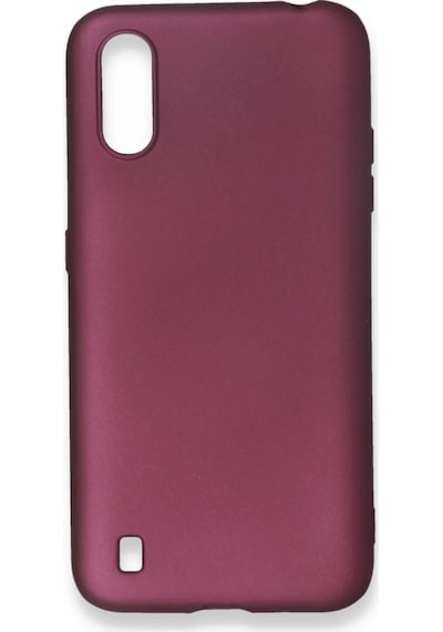 Cosmotex Newface Samsung Galaxy Uyumlu  A01 Kılıf First Silikon - Mürdüm
