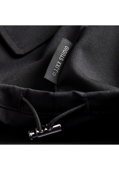 Jack & Jones Kadin Bagcikli Ayarlanabilir Kapüsonlu Ceket - Berly - 12304056 Siyah