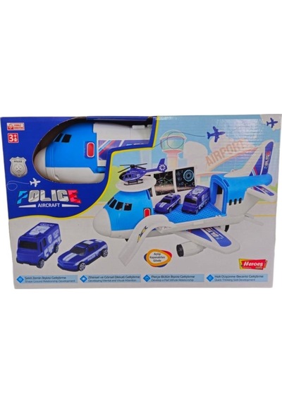 Heroes Toys Uçak Polis Seti Ern-2008